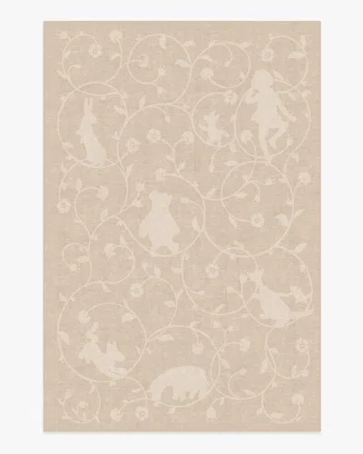 Ruggable Once Upon A Gathering Natural Flatwoven Rug In Sand