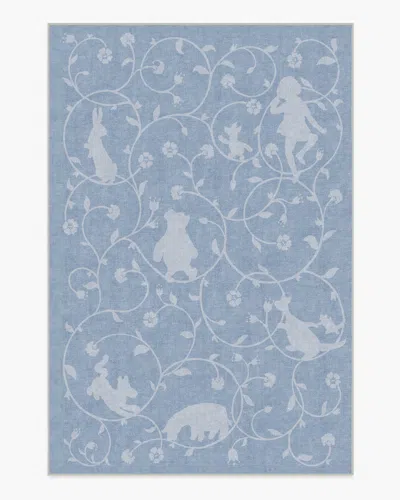 Ruggable Once Upon A Gathering Soft Blue Flatwoven Rug