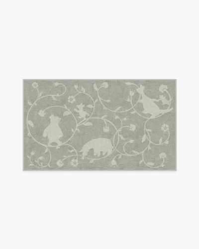 Ruggable Once Upon A Gathering Soft Green Flatwoven Rug