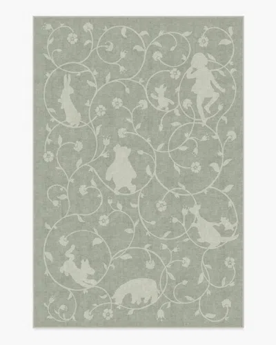 Ruggable Once Upon A Gathering Soft Green Flatwoven Rug
