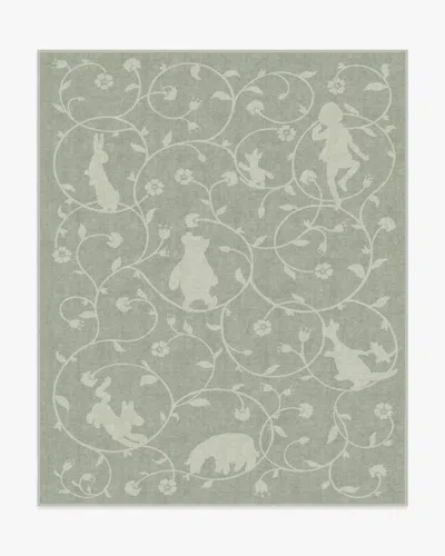 Ruggable Once Upon A Gathering Soft Green Flatwoven Rug