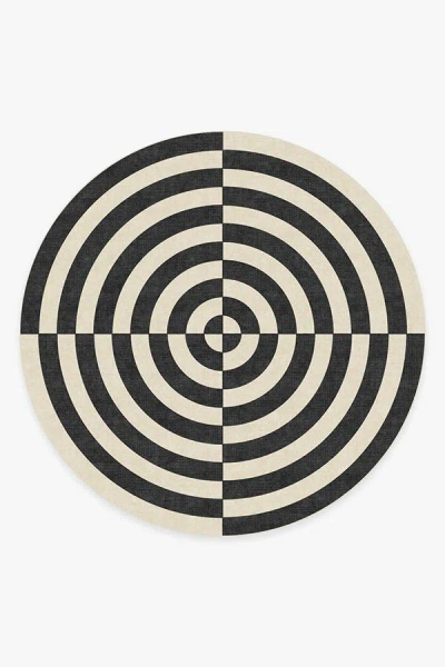 Ruggable Op Art Charcoal Flatwoven Rug By Jonathan Adler In Multi