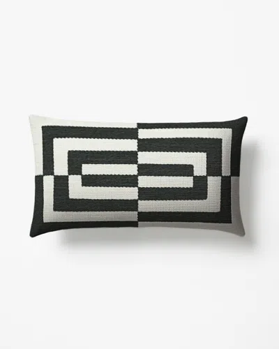 Ruggable Op Art Ivory Woven Throw Pillow By Jonathan Adler In White