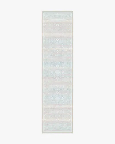 Ruggable Ophelia Grey & Blue Flatwoven Rug In Multi