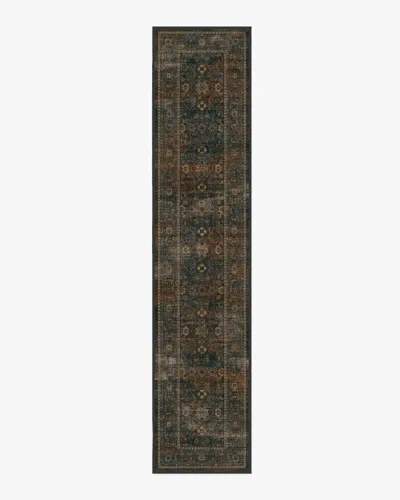Ruggable Ophelia Navy & Redwood Flatwoven Rug In Multi