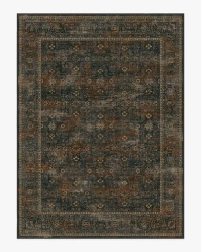 Ruggable Ophelia Navy & Redwood Flatwoven Rug In Multi