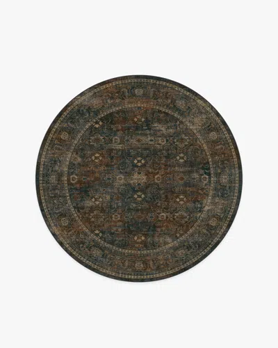 Ruggable Ophelia Navy & Redwood Flatwoven Rug In Multi