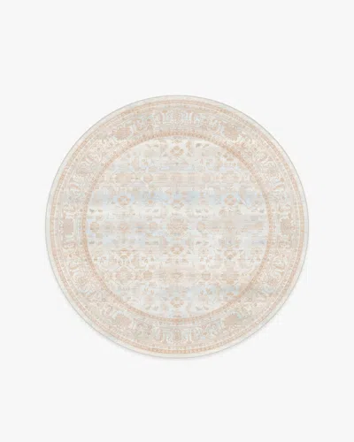Ruggable Ophelia Sand & Blue Flatwoven Rug In Brown