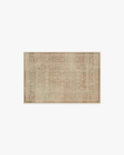 Ruggable Ophelia Warm Natural Flatwoven Rug In Brown