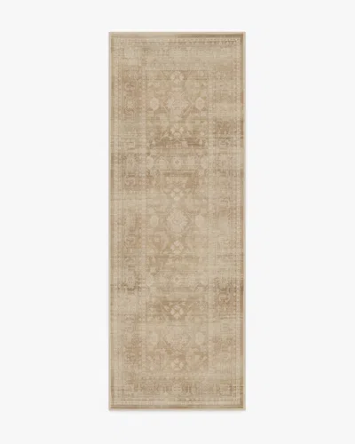 Ruggable Ophelia Warm Natural Flatwoven Rug In Brown