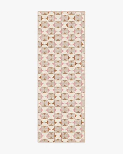 Ruggable Orana Soft Pink & Natural Flatwoven Rug