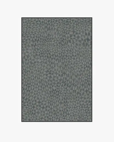 Ruggable Oscar Grey Flatwoven Rug By Jonathan Adler In Blue