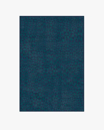 Ruggable Oscar Navy Flatwoven Rug By Jonathan Adler In Blue