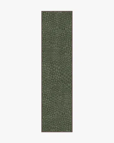 Ruggable Oscar Olive Flatwoven Rug By Jonathan Adler In Green