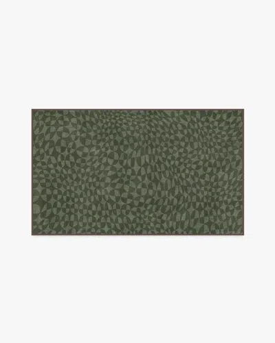 Ruggable Oscar Olive Flatwoven Rug By Jonathan Adler In Green