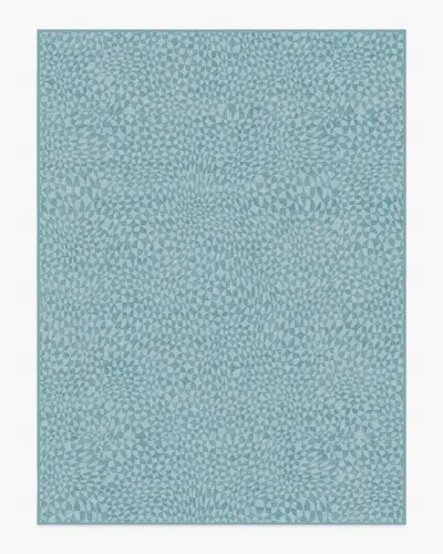 Ruggable Oscar Soft Blue Flatwoven Rug By Jonathan Adler