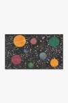 Ruggable Outer Space Black Flatwoven Rug In Black