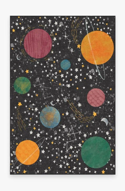 Ruggable Outer Space Black Flatwoven Rug
