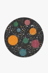 Ruggable Outer Space Black Flatwoven Rug In Black