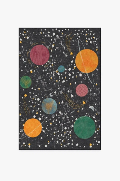 Ruggable Outer Space Black Flatwoven Rug