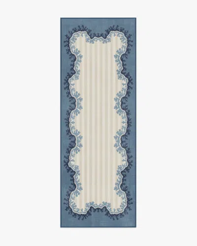 Ruggable Oxbow Indigo Flatwoven Rug By Sanderson In Blue