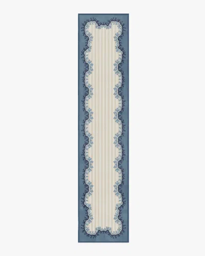 Ruggable Oxbow Indigo Flatwoven Rug By Sanderson In Blue