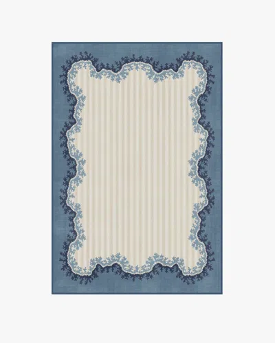 Ruggable Oxbow Indigo Flatwoven Rug By Sanderson In Blue