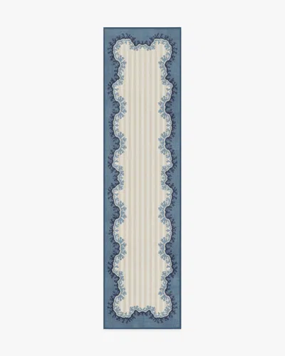 Ruggable Oxbow Indigo Flatwoven Rug By Sanderson In Blue