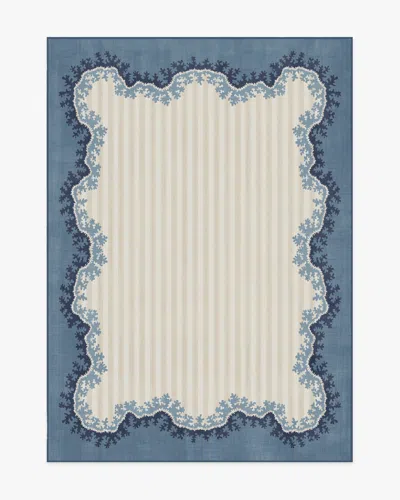 Ruggable Oxbow Indigo Flatwoven Rug By Sanderson In Blue