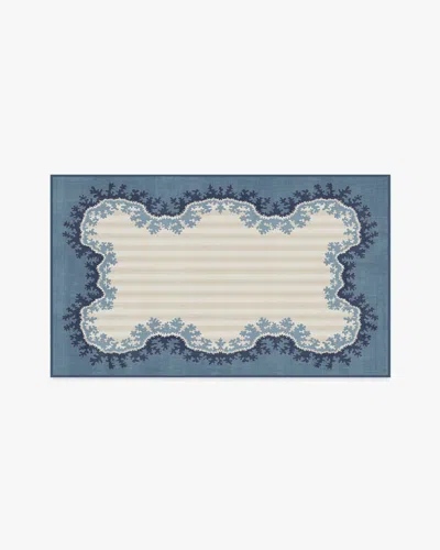 Ruggable Oxbow Indigo Flatwoven Rug By Sanderson In Blue