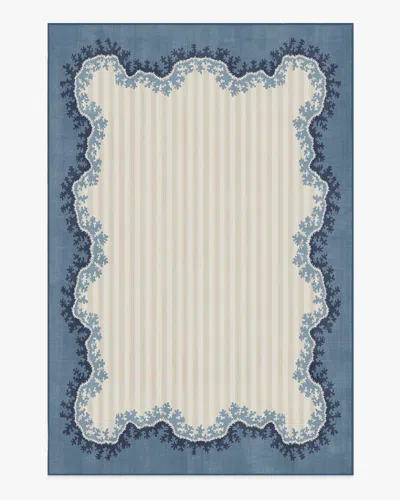 Ruggable Oxbow Indigo Flatwoven Rug By Sanderson In Blue
