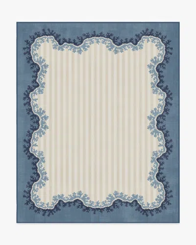 Ruggable Oxbow Indigo Flatwoven Rug By Sanderson In Blue