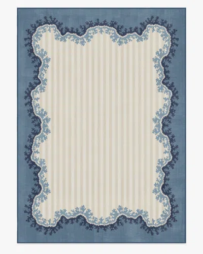 Ruggable Oxbow Indigo Flatwoven Rug By Sanderson In Blue