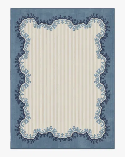 Ruggable Oxbow Indigo Flatwoven Rug By Sanderson In Blue
