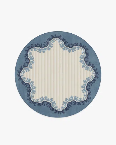 Ruggable Oxbow Indigo Flatwoven Rug By Sanderson In Blue