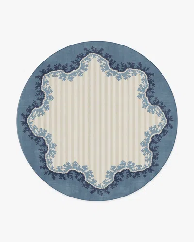 Ruggable Oxbow Indigo Flatwoven Rug By Sanderson In Blue