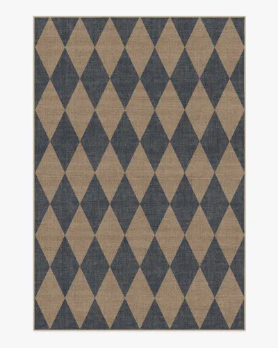 Ruggable Palazzo Soft Navy Re-jute Rug In Blue