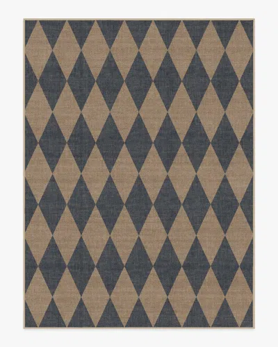 Ruggable Palazzo Soft Navy Re-jute Rug In Blue