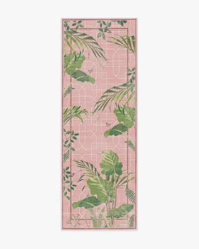 Ruggable Palm House Rose Flatwoven Rug By Sanderson In Pink