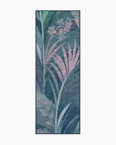 Ruggable Palmera Blue Outdoor Rug
