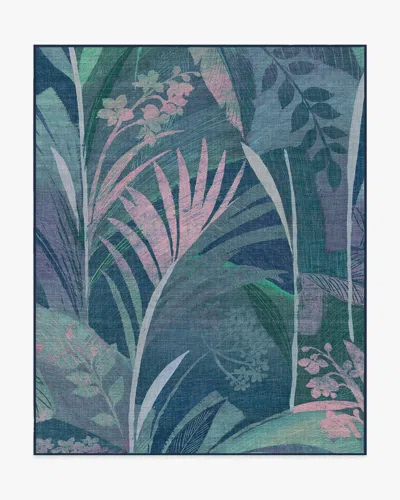 Ruggable Palmera Blue Outdoor Rug