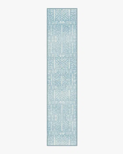 Ruggable Palmetto Coastal Blue Flatwoven Rug By Gray Malin