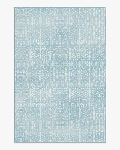 Ruggable Palmetto Coastal Blue Flatwoven Rug By Gray Malin