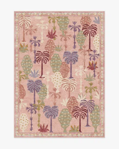 Ruggable Palmistry Soft Pink Flatwoven Rug By Jungalow