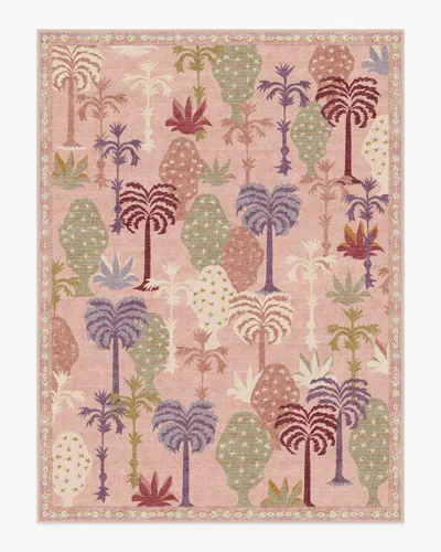 Ruggable Palmistry Soft Pink Flatwoven Rug By Jungalow