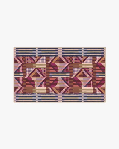 Ruggable Paloma Berry Multicolor Outdoor Rug