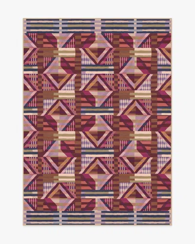 Ruggable Paloma Berry Multicolor Outdoor Rug