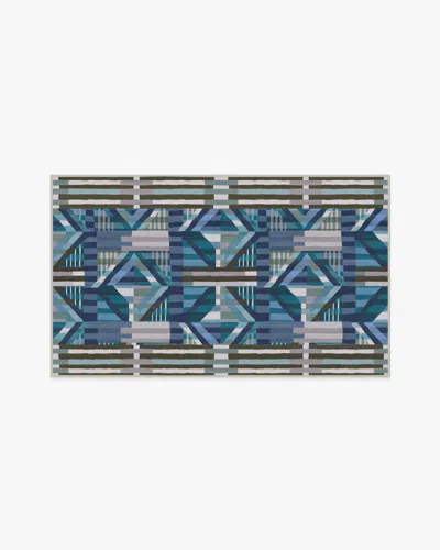 Ruggable Paloma Blue Outdoor Rug In Multi