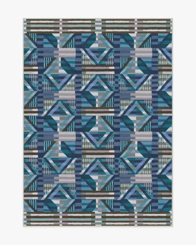 Ruggable Paloma Blue Outdoor Rug In Multi