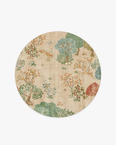 Ruggable Pamir Garden Fern Flatwoven Rug By Sanderson In Brown